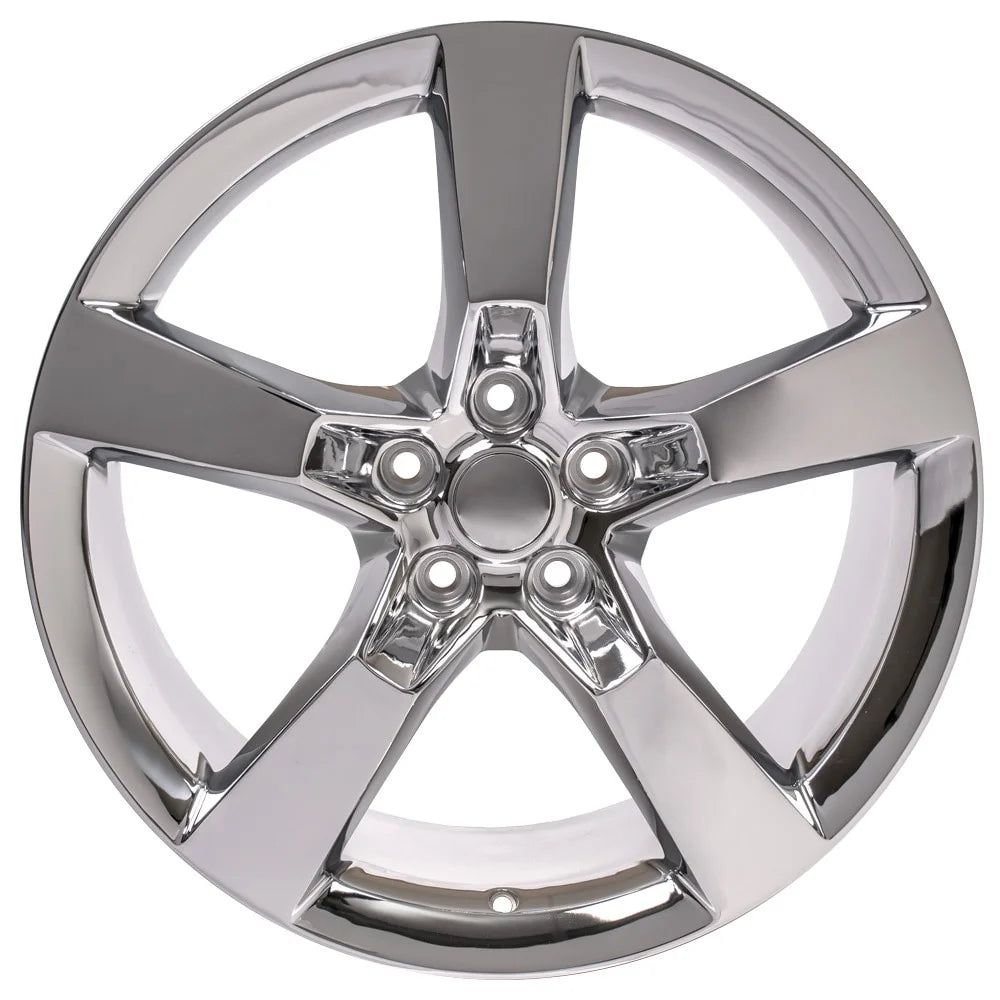 20 inch Wheel Fits 2010-2015 Chevrolet Camaro Base - SS Style Chrome 20x9 Rim