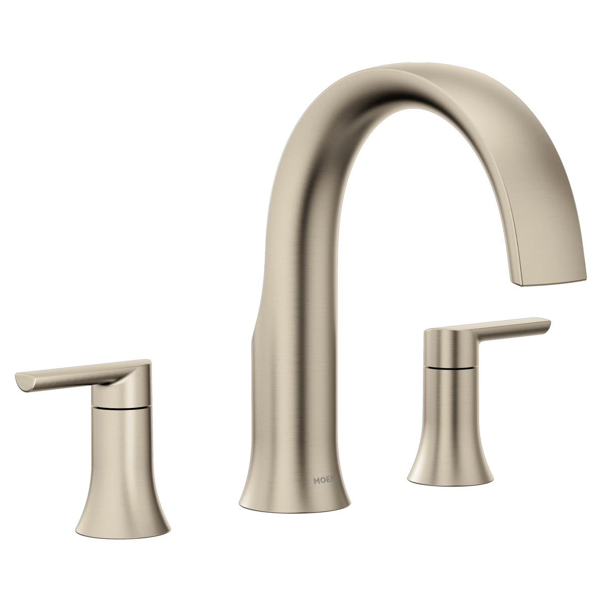 Moen Ts983 Doux Widespread Deck Mounted Roman Tub Filler - Nickel