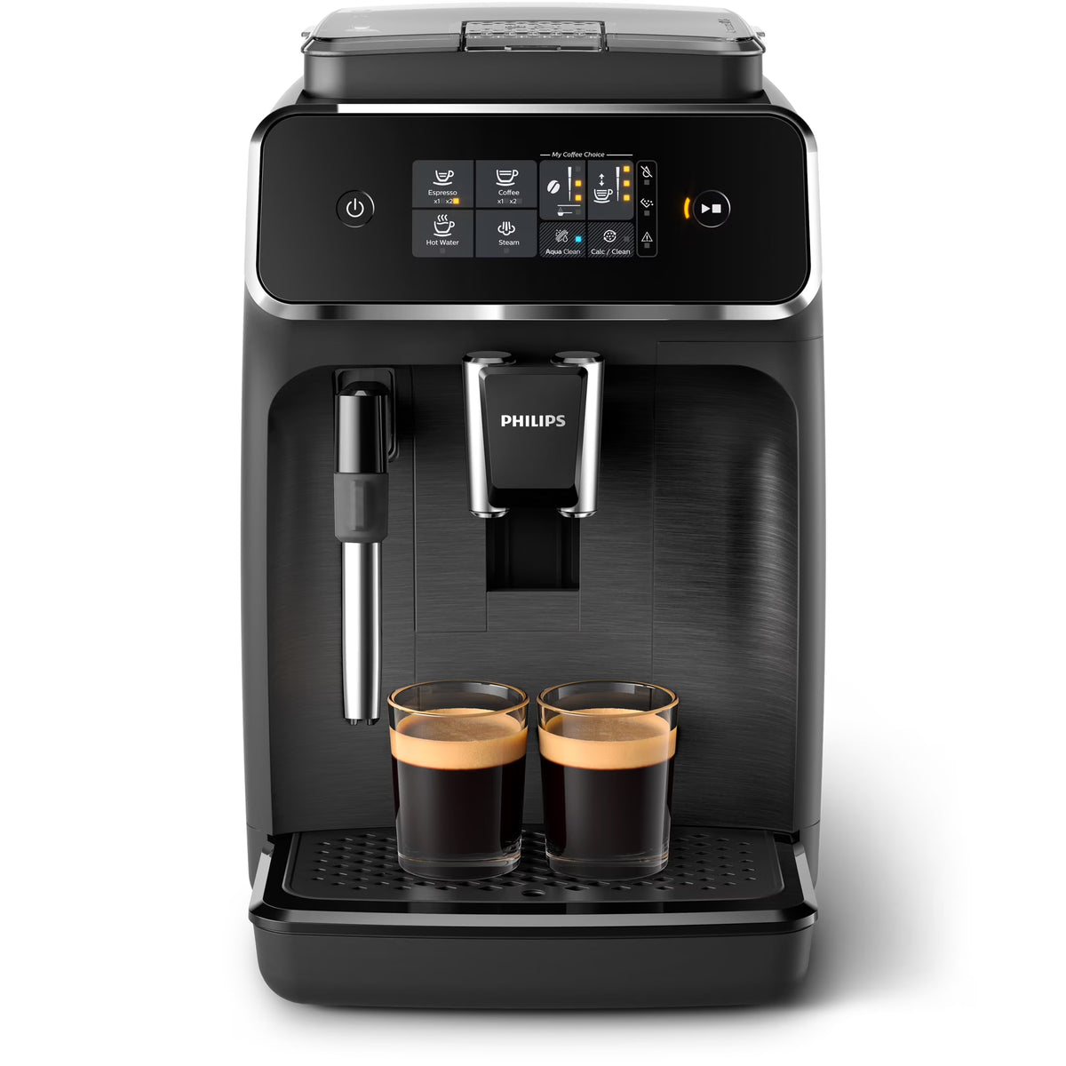 Philips 2200 Fully Automatic Espresso and Coffee Machine with Milk Frother, Black