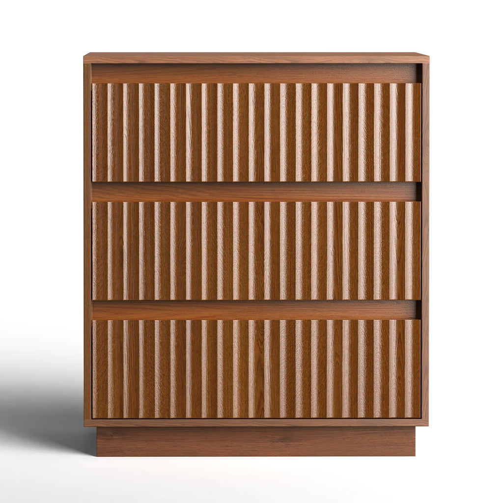 Wood Dresser, 6 Drawer Dresser for Bedroom, Modern Chest of Drawers with Deep Drawers Waterproof Living Room, Hallway, Entryway
