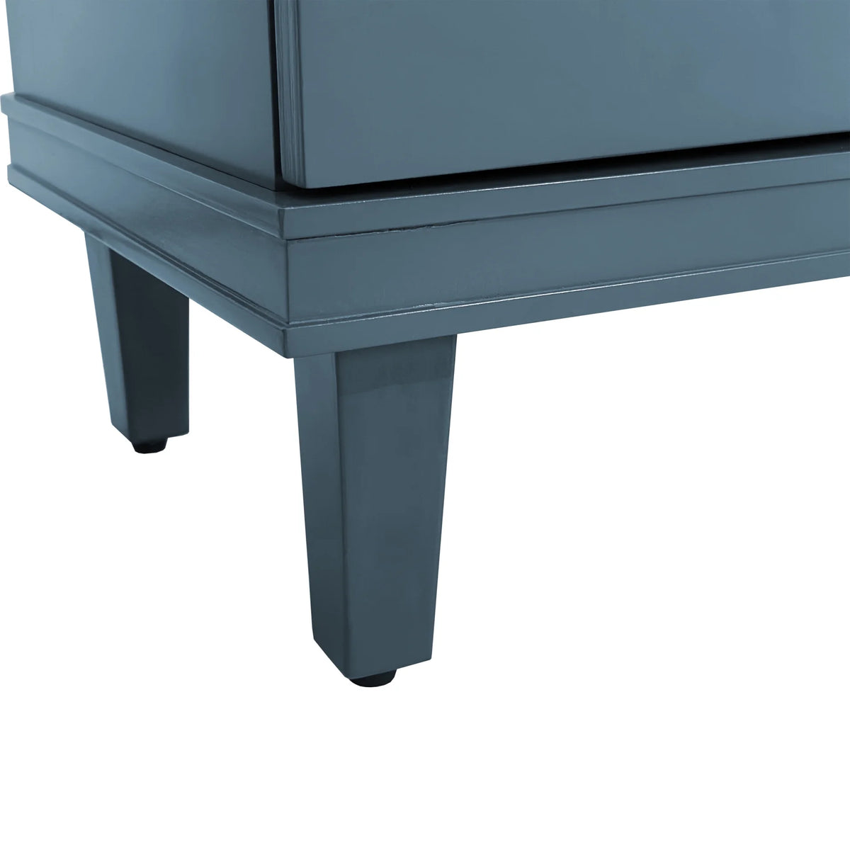 Large 4-Door Storage Cabinet with Adjustable Shelves, Modern Multi-Room Organizer for Living Room, Kitchen, Bedroom, Hallway - Blue