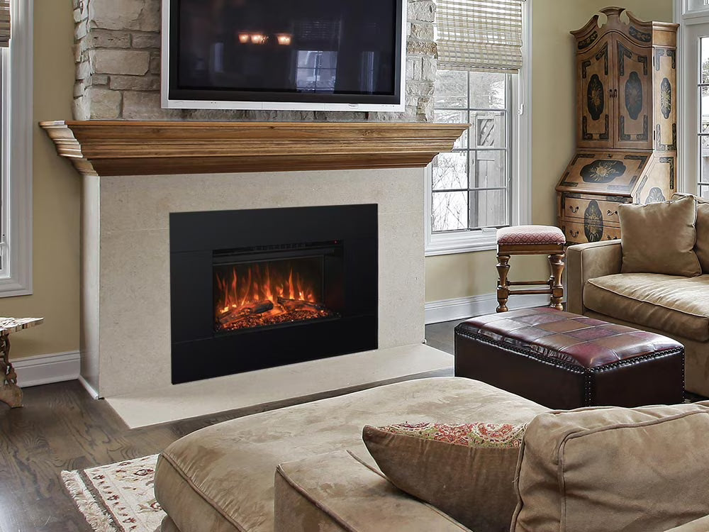 Modern Flames Spectrum Slimline Built-in/Wall Mounted Electric Fireplace, Sizes: 50"-100"