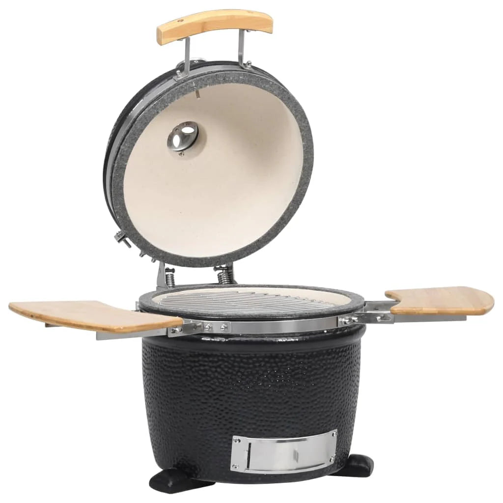 vidaXL Kamado Barbecue Grill Smoker Ceramic 17.3"