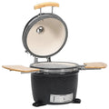vidaXL Kamado Barbecue Grill Smoker Ceramic 17.3"