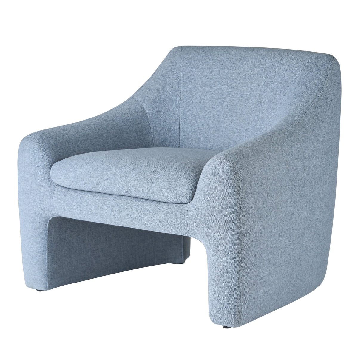 Better Homes & Gardens Emerson Curvy Accent Chair, Truffle Brown Boucle