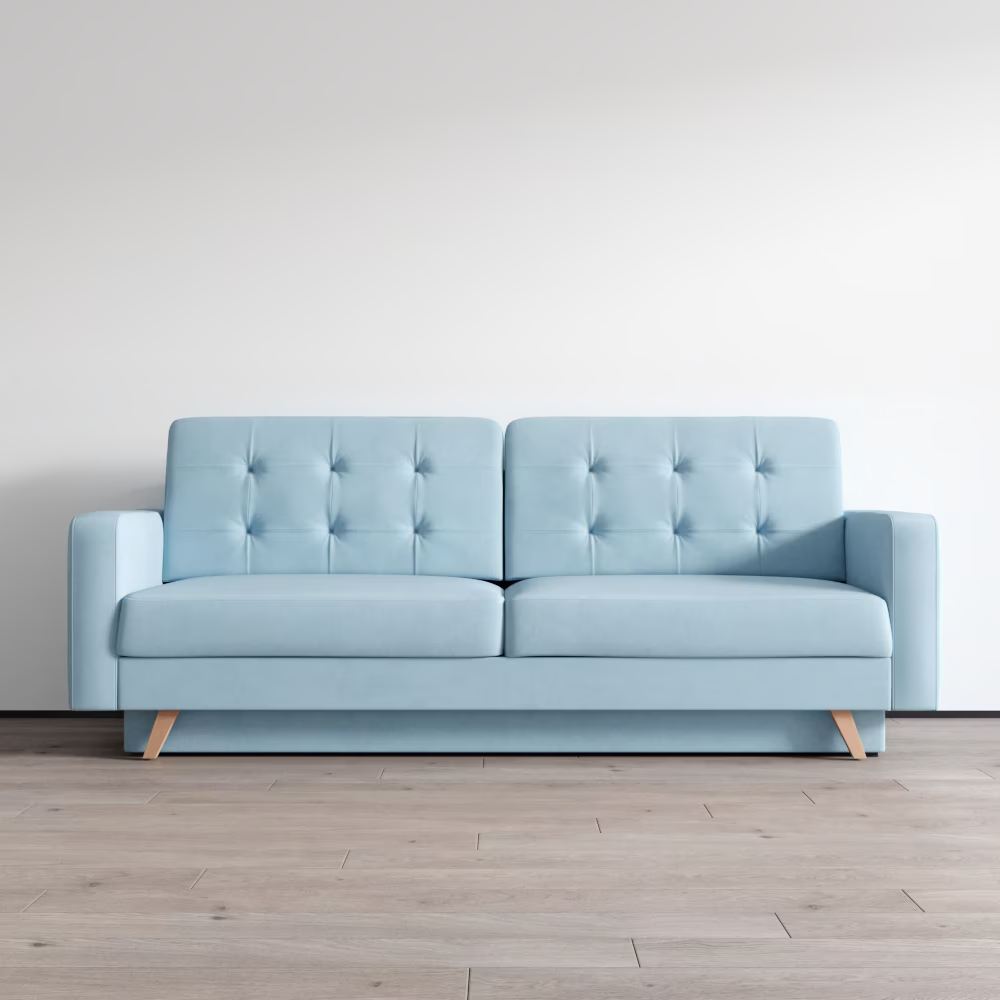 Meble Furniture Vegas Queen Sofa Bed with Storage, Multiple Colors