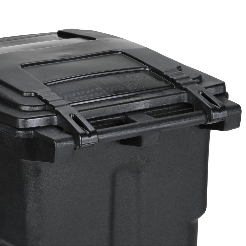 Toter Trash Can Graystone with Wheels and Lid, 64 Gallon