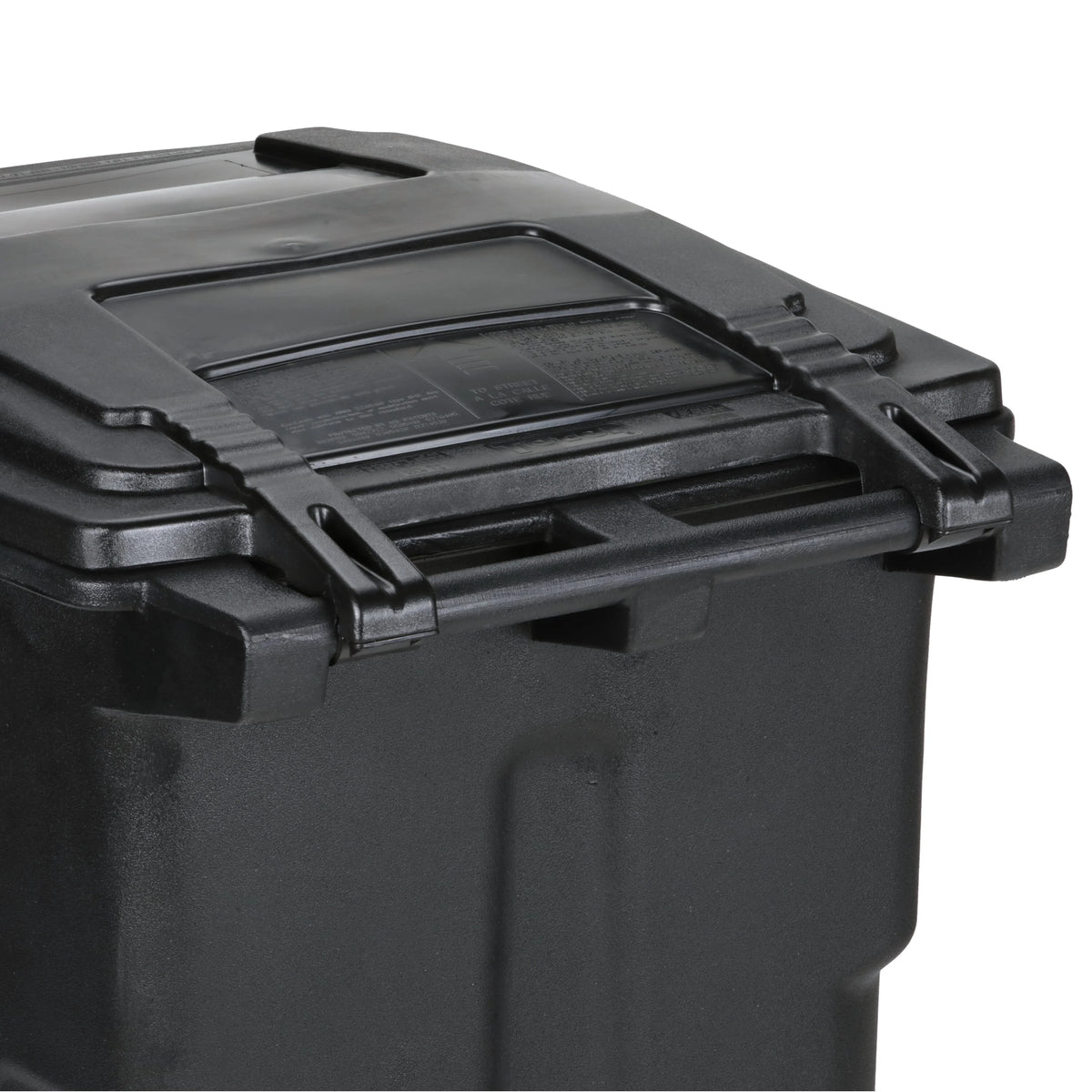 Toter Trash Can Graystone with Wheels and Lid, 64 Gallon