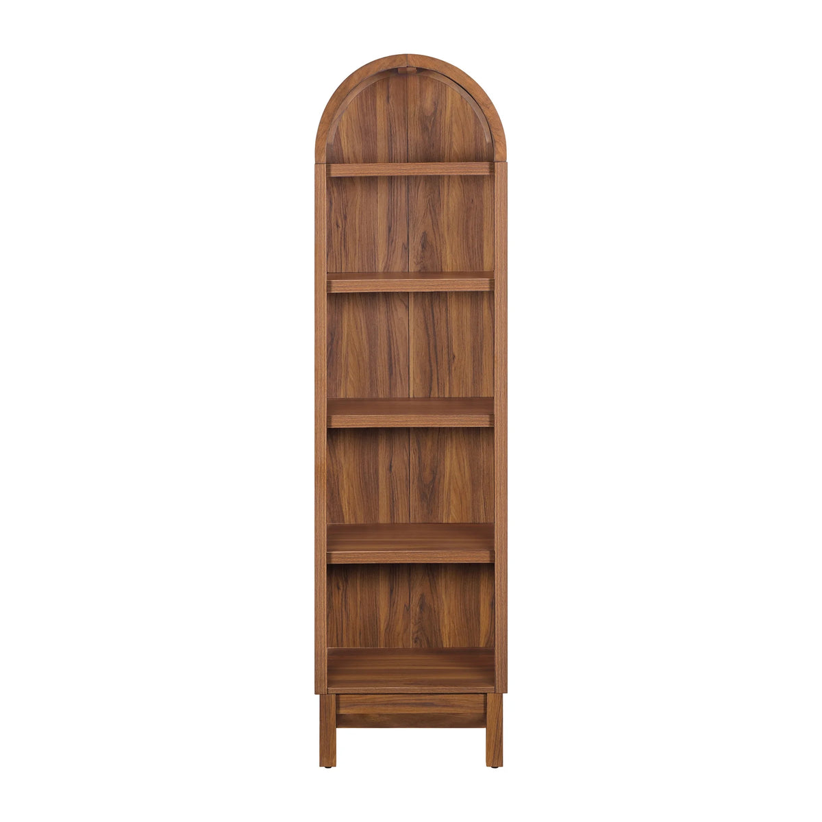 Better Homes & Gardens Juliet Narrow Arch Bookcase, Rich Black and Light Honey