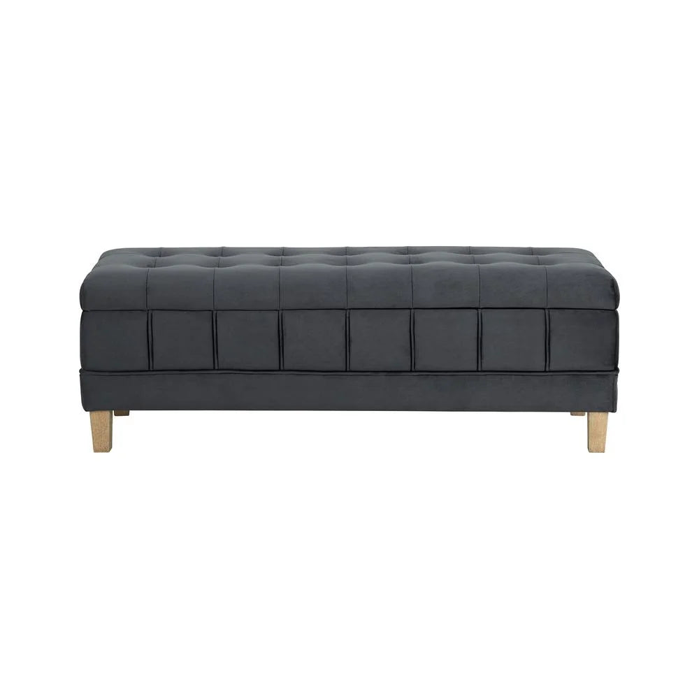Picket House Furnishings Jude Tufted Storage Ottoman