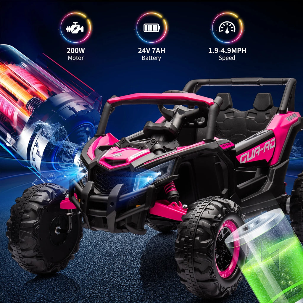 EastVita Ride on UTV Car, 24V Ride on Car