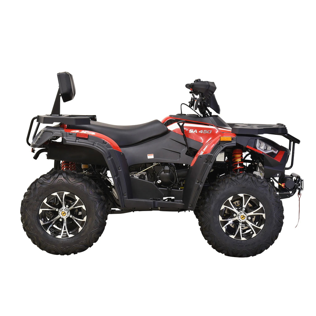Massimo MSA450F Adult ATV Quad 352cc 25 HP 4 Stroke 4-Wheeler - Sand