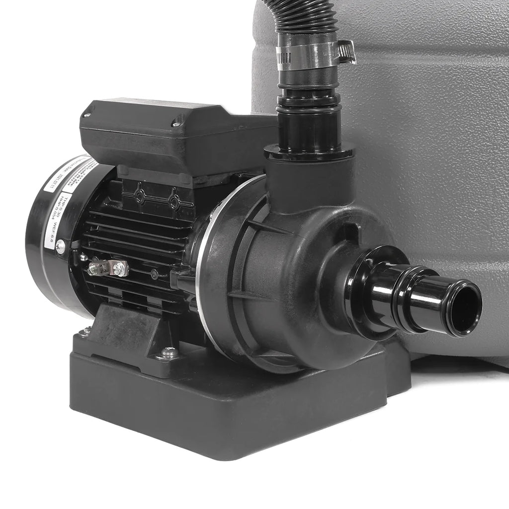XtremepowerUS Sand Filter Pump for Above Ground Pool, 2400 GPH Pool Filter Pump, 7-Way Valve