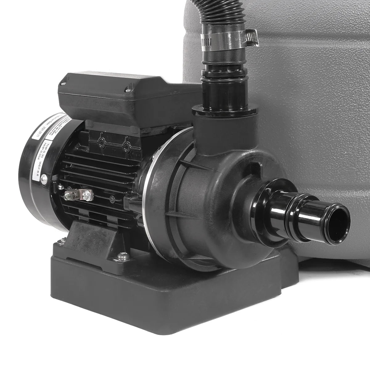 XtremepowerUS Sand Filter Pump for Above Ground Pool, 2400 GPH Pool Filter Pump, 7-Way Valve