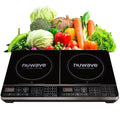 NuWave Electric Double Induction Cooktop 8�� Portable Ultrathin with Sensor Touch Precision Induction Cooktop Burner, Home