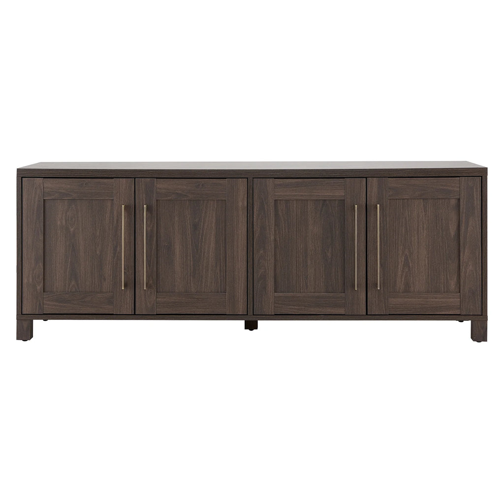 Evelyn&Zoe Chabot Rectangular TV Stand for TV's up to 75", Alder Brown