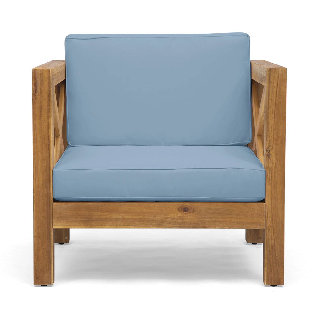 Outdoor Acacia Club Chairs