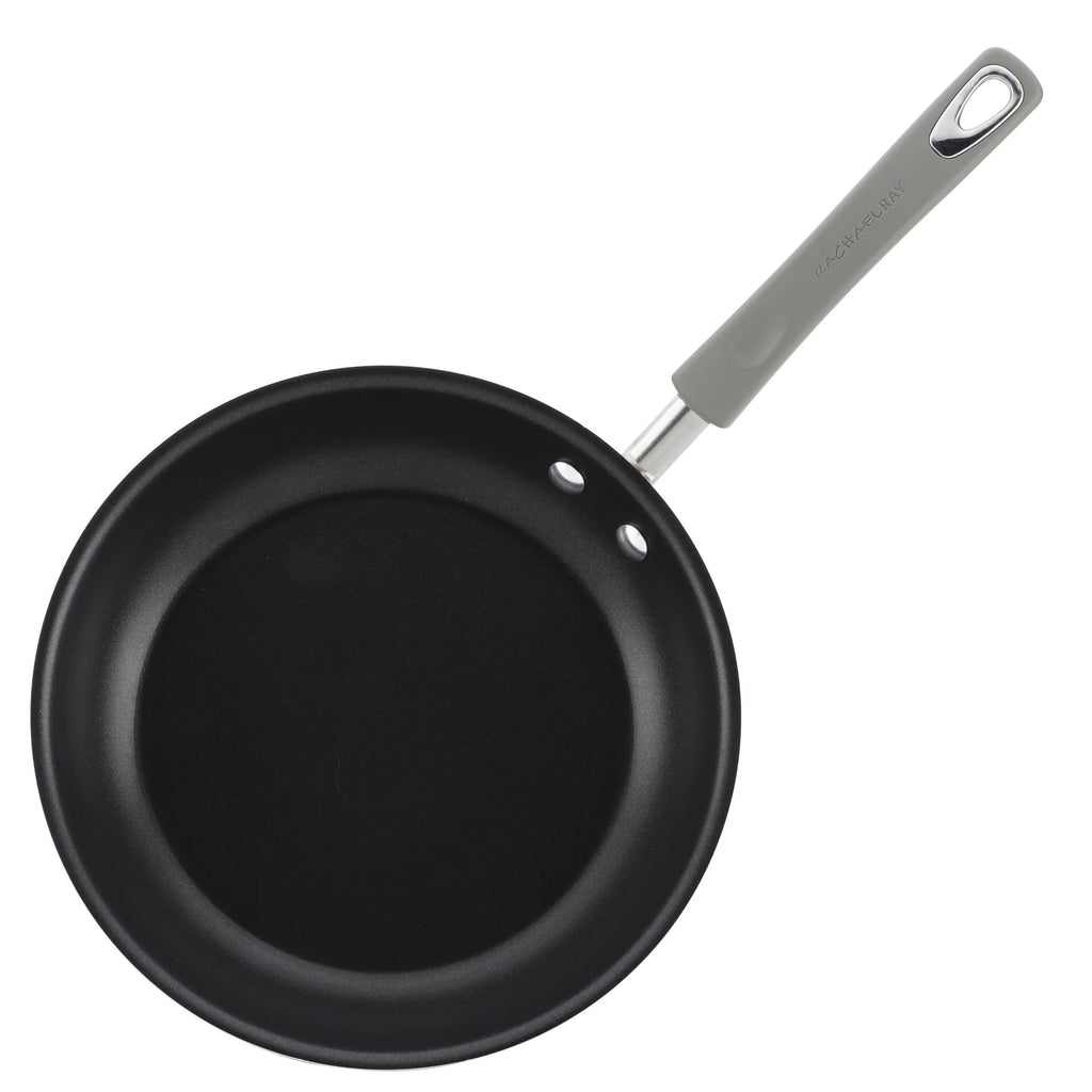 Rachael Ray 15-Piece Nonstick Pots and Pans Set/Cookware Set, Marine Blue