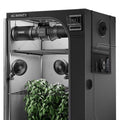 AC Infinity AI Grow System PRO 5x5, 6-Plant Kit w/ Self-Learning AI Controller, Dynamic Airflow & LM301H EVO LED Lighting Control, 2000D Mylar Tent w/ Lab-Tested Reflectivity, Largest Zippered Window