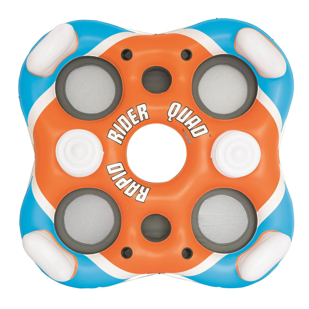 Bestway Rapid Rider 4 Person River Lake Raft and Intex Electric Air Pump
