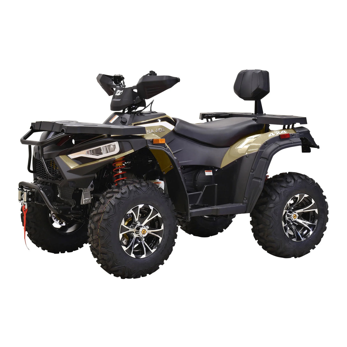 Massimo MSA450F Adult ATV Quad 352cc 25 HP 4 Stroke 4-Wheeler - Sand