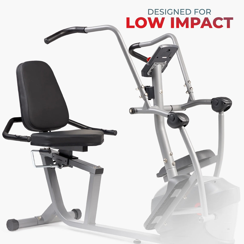 Sunny Health & Fitness Performance Interactive Series Recumbent Elliptical Trainer