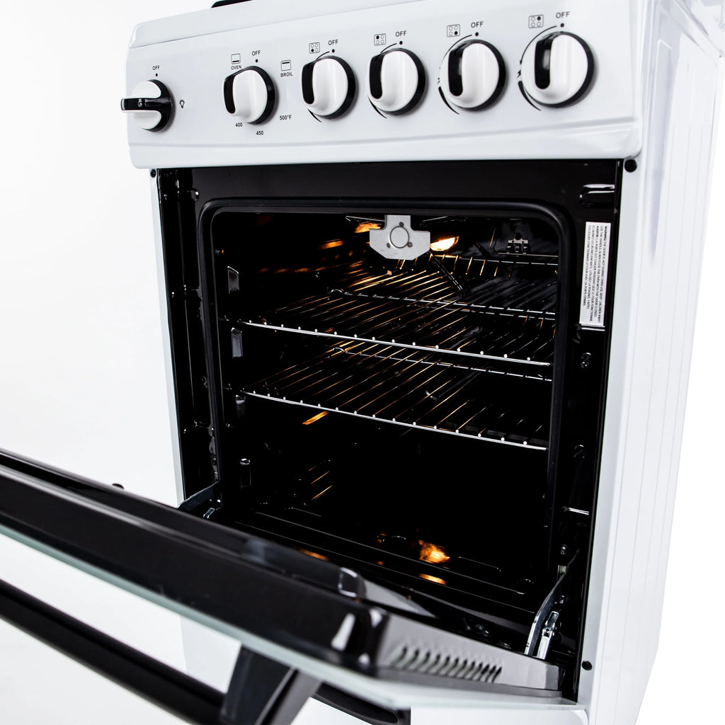 Avanti 20" Compact Gas Range Oven, in White (GR2011CW)