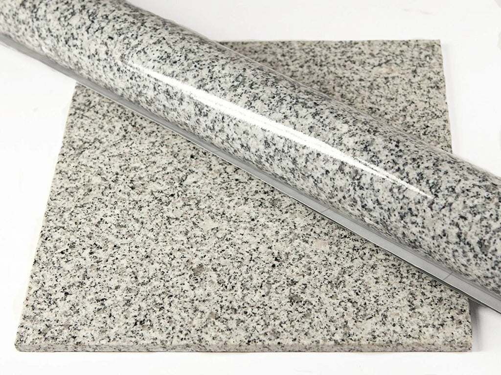 Instant Granite Countertop Vinyl Laminate Sheet | Peel & Stick | Durable Self-Adhesive Paper Roll Resists Heat, Stains, Water | Kitchen & Bath | 36�� x 144�� (3' x 12') | Marble Design | Luna Pearl