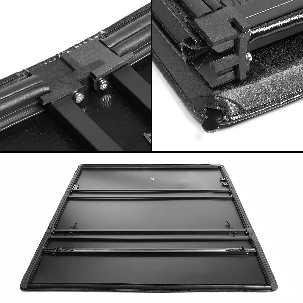 Auto Drive Soft Tri Fold Truck Bed Tonneau Cover Fits 04-13 Silverado/Sierra 1500 5.75Ft Bed