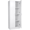 KFFKFF Kitchen Pantry Cabinet with Doors and Adjustable Shelves ��24" x 12" x 60" Tall Food Pantry Storage Cabinet for Kitchen, Living Room and Dinning Room 110LB Loading