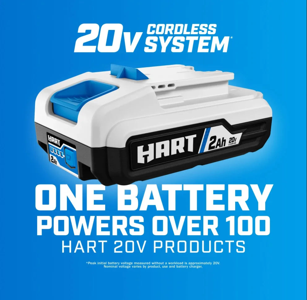 HART 20-Volt Cordless 4 Tool Combo Kit