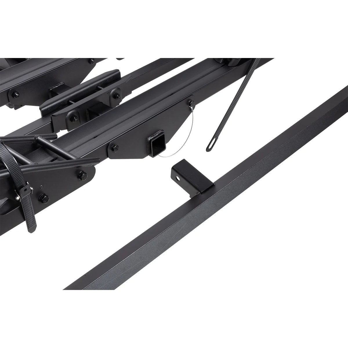 Young Electric Ebike Rack, 200lb Capacity, Alloy Steel Hitch Mount, Fits 5-Inch Fat Tire Bikes, 2-Inch Receiver