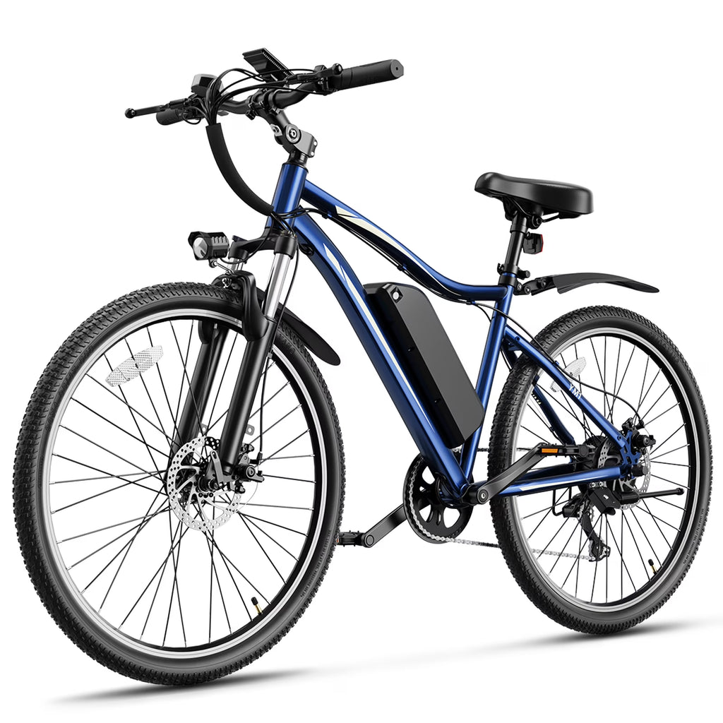 Heybike 27.5'' Electric Bike for Adults, 1200W Peak Brushless Motor, 480WH Removable Battery Electric Mountain Bike, Shimano 7-Speed and Front Fork Suspension UL2849