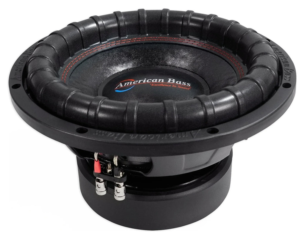 (2) American Bass ELITE-1244 2400w 12" Competition Car Subwoofers 3" Voice Coils