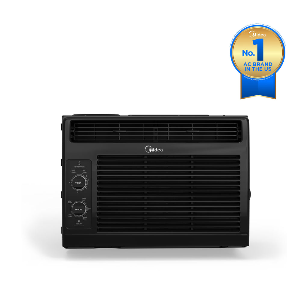 Midea 5,000 BTU 150 Sq ft Mechanical Window Air Conditioner, White, MAW05M1WWT, New