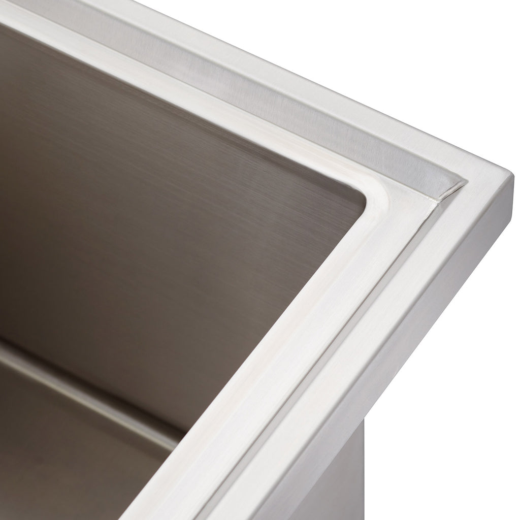 TRINITY 18” x 16” x 13” Stainless Steel Utility Sink with Pull-out Faucet