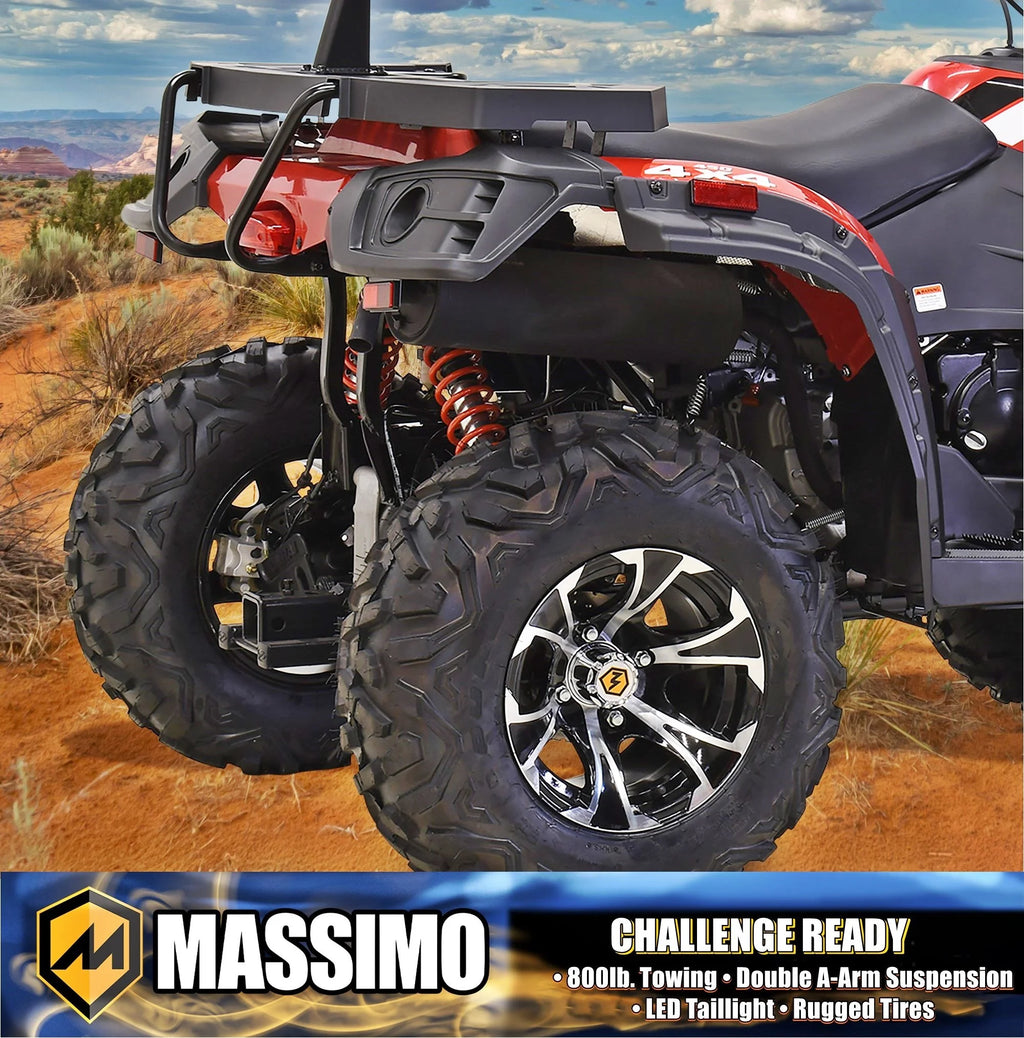 Massimo MSA450F Adult ATV Quad 352cc 25 HP 4 Stroke 4-Wheeler - Sand