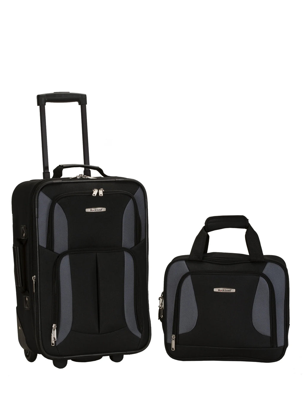 Rockland Luggage Journey 4 Piece Softside Expandable Luggage Set, F32