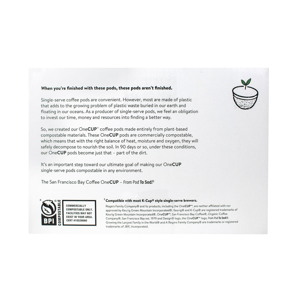 San Francisco Bay Coffee French Roast OneCup, 100-count