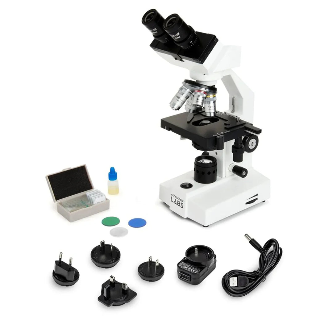 Celestron CB1000CF Compound Binocular Microscope, 40-1000X