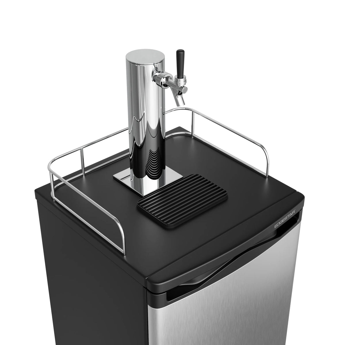Edgestar Kc2000twin 20" Wide Dual Tap Kegerator For Full Size Kegs - Stainless Steel