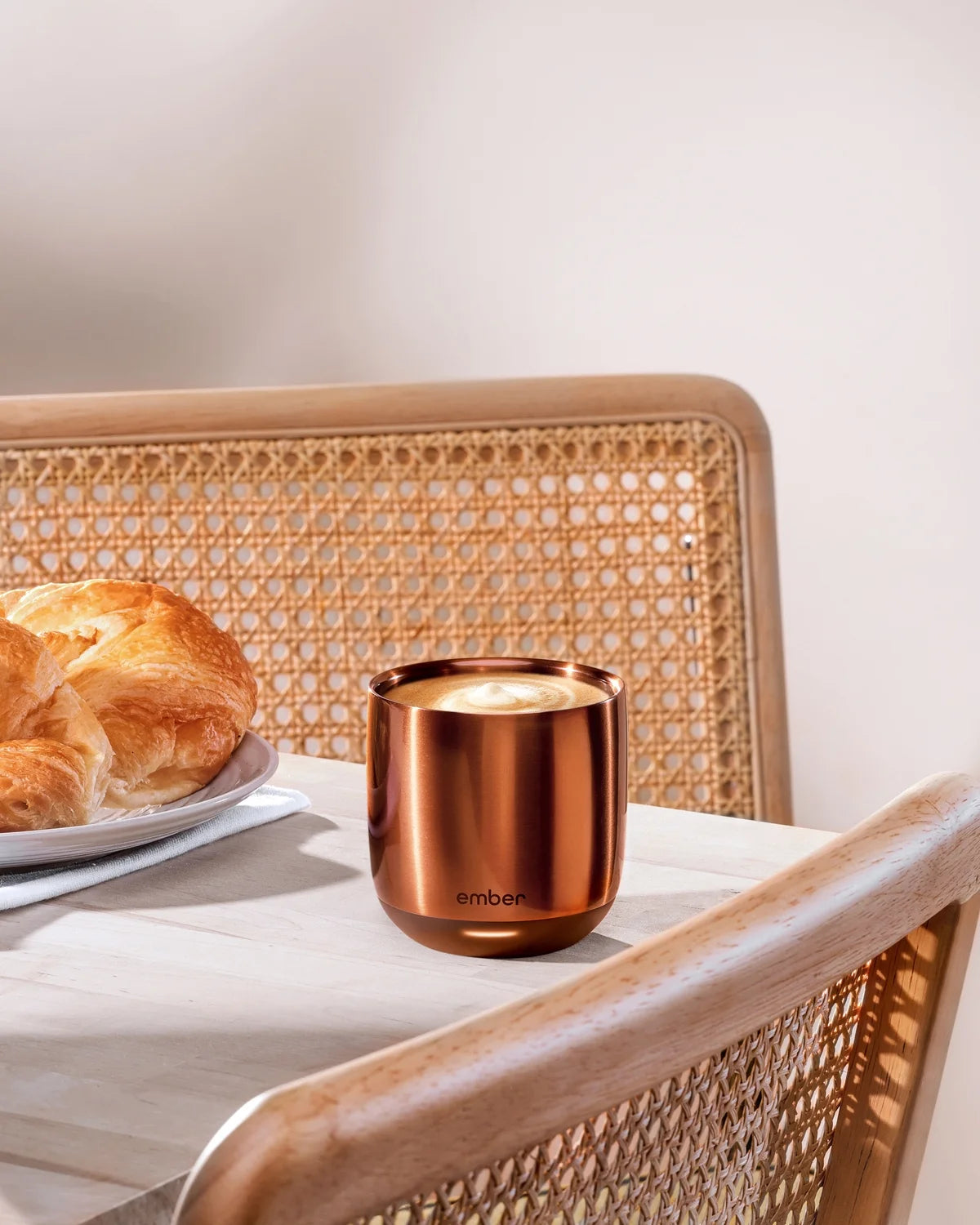 Ember Temperature Control Smart Cup, 6 oz, Black, Up To 1.5-hr Battery Life - App Controlled Heated Cup - Improved Design