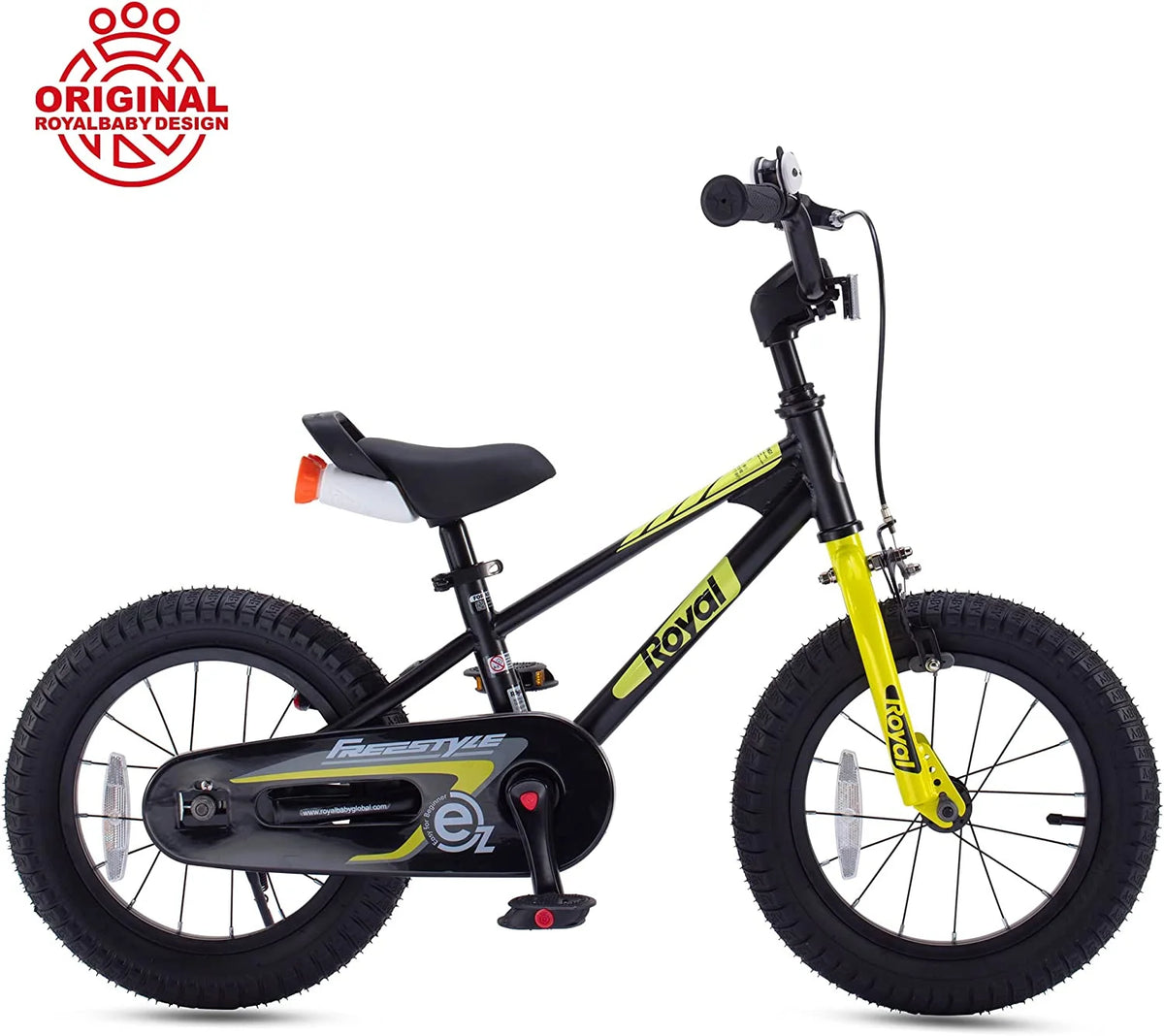 RoyalBaby EZ Kids Bike 16 inch Adjustable Seat Balance & Pedal Bicycle Blue
