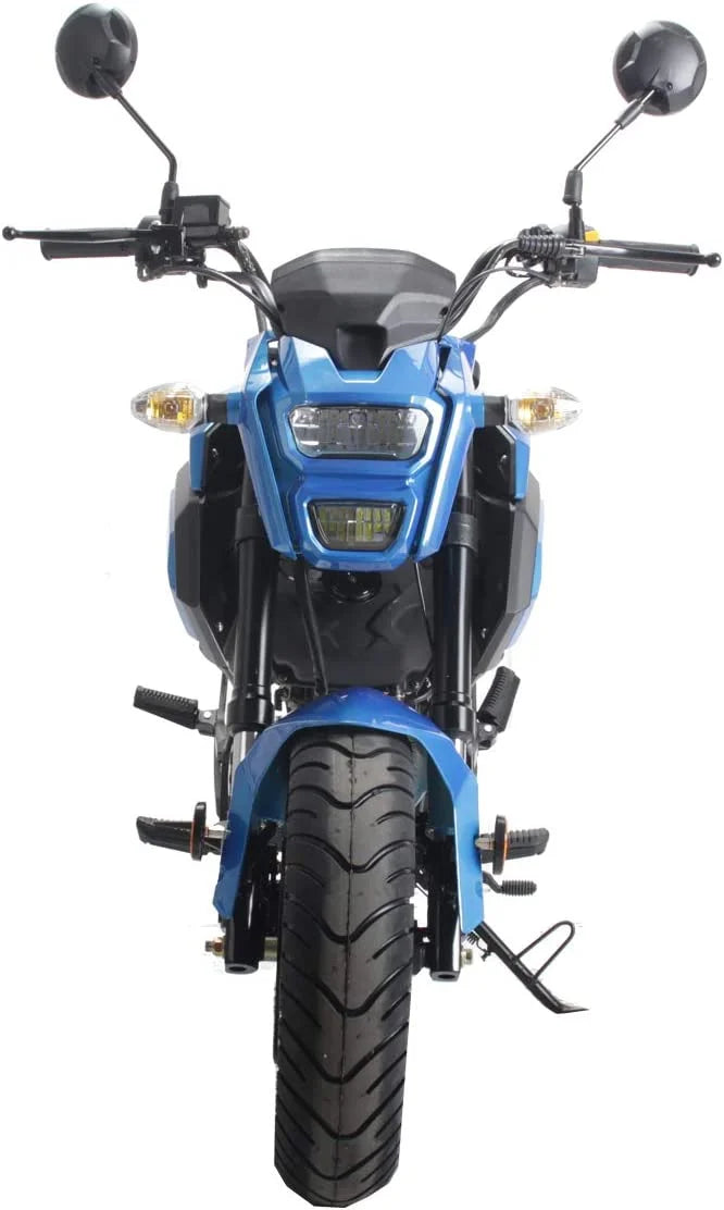 HHH Upgraded New 125cc Motorcycle Bike VADER 125 HELLCAT Dual Sports 125cc Motorcycle Bike Youth Adults Gas Motorcycle Big Headlights ( RED )