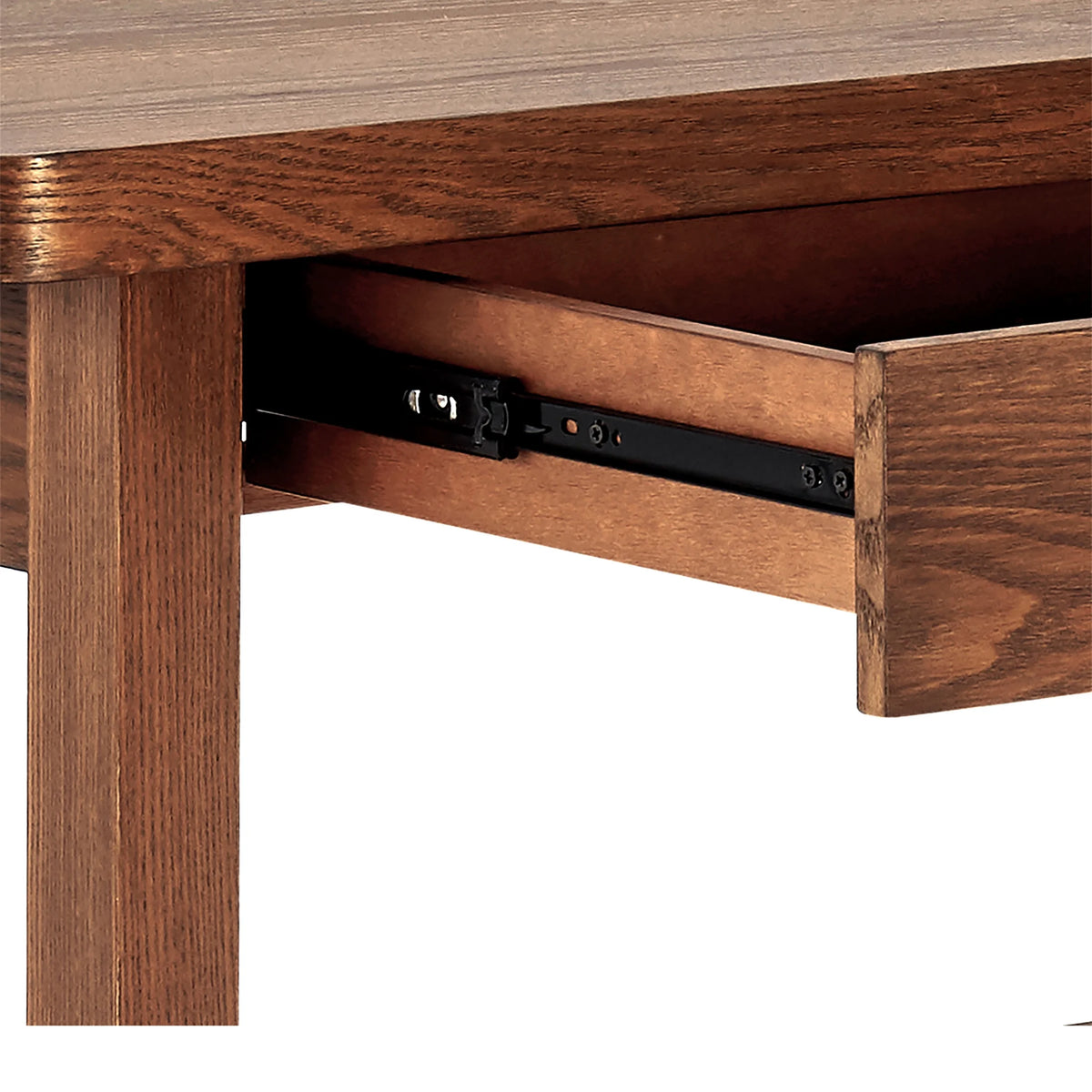 Better Homes & Gardens Reading Wood Kitchen Island with 2 Shelves and Drawers, Walnut Color