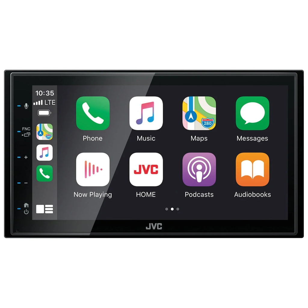 JVC Mobile KW-M560BT 6.8" Double DIN In-Dash All-Digital Multimedia Receiver with Bluetooth, Apple CarPlay, Android Auto, and SiriusXM Ready