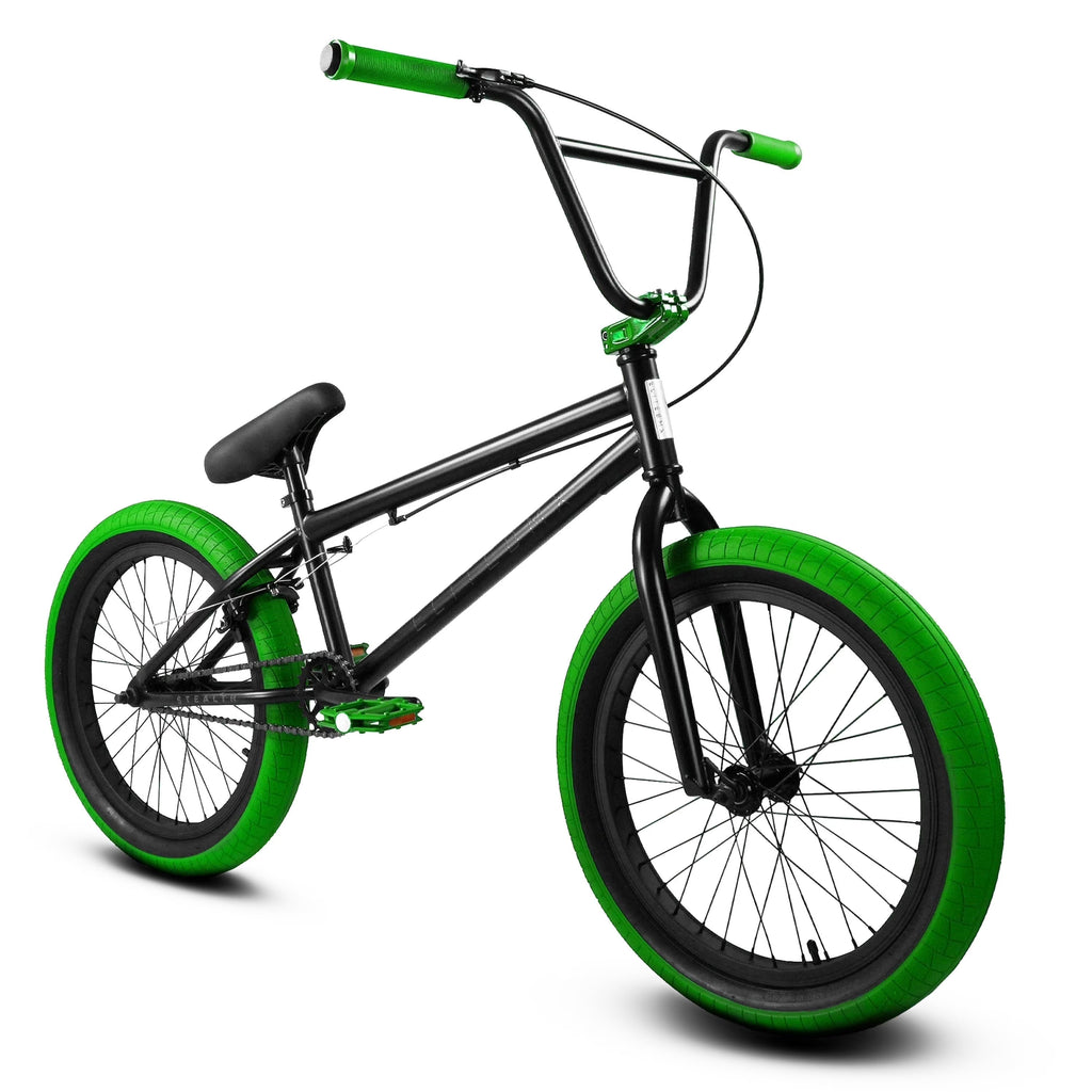 Elite BMX Bicycle 20” Freestyle Bike - Stealth Blue Purple Ideal for Ages 7 to 18 Years