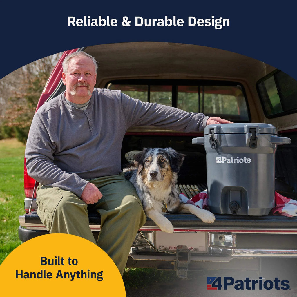 Patriot Pure Outdoor Filtration Cooler, 5-Gallon Nanomesh? Technology Targets 200+ Contaminants