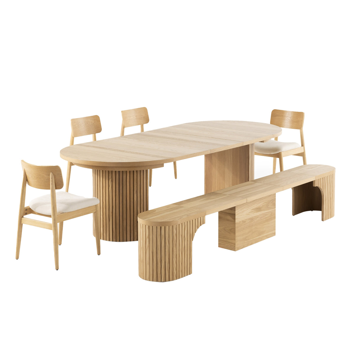 Transformer Table Extendable Round Dining Collection