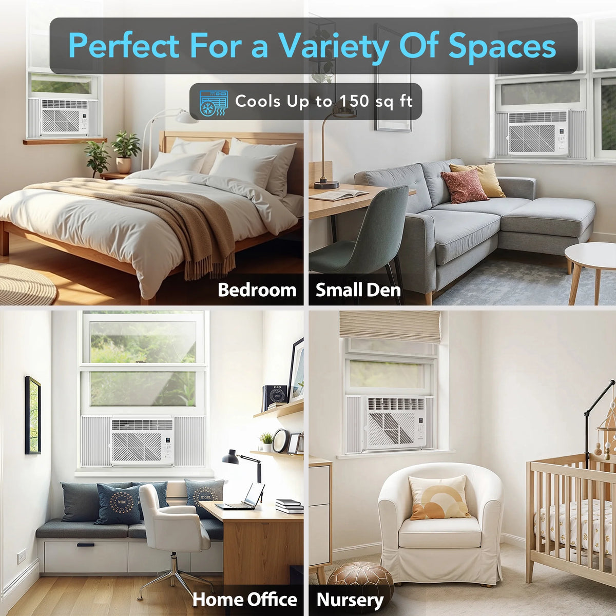 Comfort Zone 5,000 BTU Window Mounted Room Air Conditioner